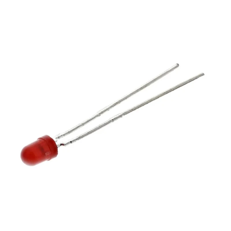 Vishay Red 3 mm (T-1) Through Hole LED 3V 20mA 60mW Forward Voltage TLUR4401