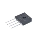 Vishay Bridge Rectifier, 100 V, 200 A, 4-Pin Single, GBU8B-E3/51