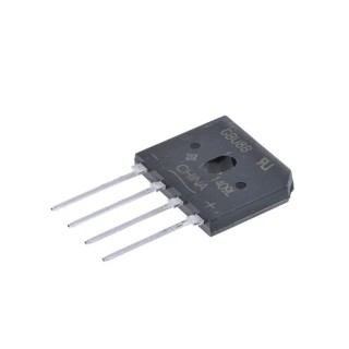 Vishay Bridge Rectifier, 100 V, 200 A, 4-Pin Single, GBU8B-E3/51