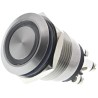 Bulgin Stainless Steel Vandal Resistant Illuminated Push Button Switch, Momentary, Panel Mount, 19.2 mm Cutout, SPST MPI002
