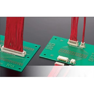 Hirose DF13 Series Straight Surface PCB Header 2 Contacts 1.25 mm Pitch 1 Row Shrouded 
