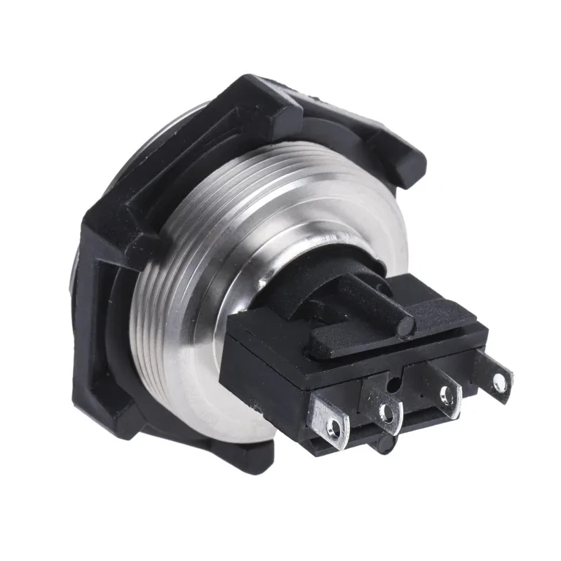 Bulgin MP Series Push Button Switch Momentary Panel Mount 27.7 mm Cutout SPDT IP68 28V DC 250V AC MP0050/2
