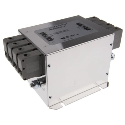 Schaffner 3 Phase Chassis Mount EMI Filter 64A 520V AC 60Hz Terminal Block FN3280