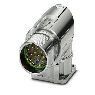 Phoenix Contact Circular Connector, 17 Contacts, Front Mount, M23 Size, Plug, Male, IP66 IP68 Rated, 8A Current 1628492