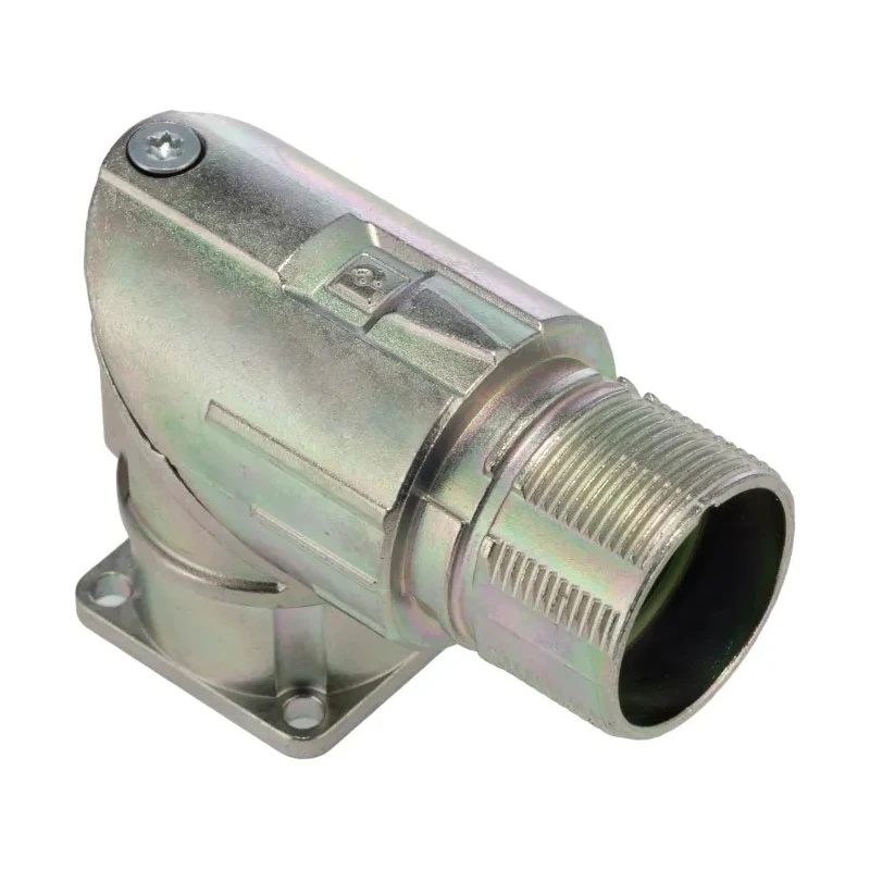Phoenix Contact Industrial Circular Connector Plug, 12 Contacts, Front Mount, Male, Angled, Crimp Termination, IP66 1628498