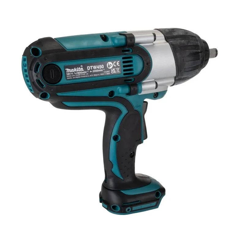 Makita Cordless Body Only Impact Wrench 18V 440 Nm Torque Brushed Motor 1600 RPM DTW450Z