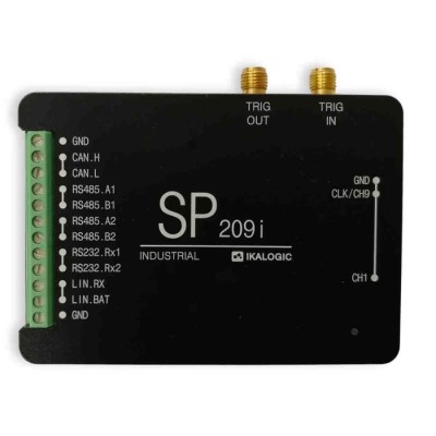 IKALOGIC SP209 Logic Analyzer with 9 Channels, 200 MHz Sampling Rate, RS232, LIN, RS485, CAN, USB Interface SP209