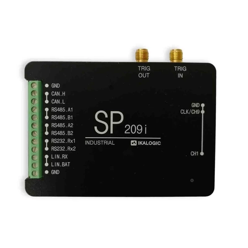 IKALOGIC SP209 Logic Analyzer with 9 Channels, 200 MHz Sampling Rate, RS232, LIN, RS485, CAN, USB Interface SP209