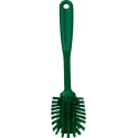 Vikan Green Scrubbing Brush, 23 mm bristle length, Polyester bristle material 42372
