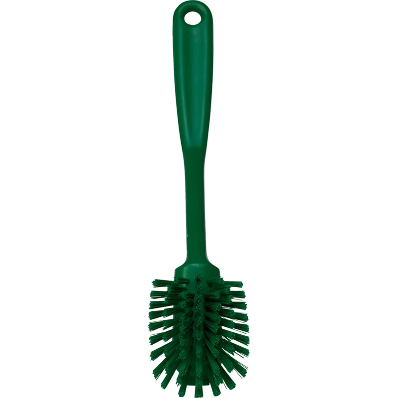 Vikan Green Scrubbing Brush, 23 mm bristle length, Polyester bristle material 42372