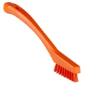 Vikan Hard Bristle Orange Detail Scrubbing Brush 15mm Bristle Length Polyethylene Terephthalate Bristle Material 44017