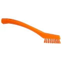 Vikan Hard Bristle Orange Detail Scrubbing Brush 15mm Bristle Length Polyethylene Terephthalate Bristle Material 44017