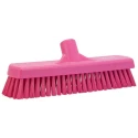 Vikan Pink Scrubbing Brush, Polyester Bristle, 46 mm Bristle Length, 305 mm Length, 85 mm Width, 110 mm Height, Model 70601