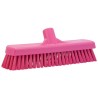 Vikan Pink Scrubbing Brush, Polyester Bristle, 46 mm Bristle Length, 305 mm Length, 85 mm Width, 110 mm Height, Model 70601