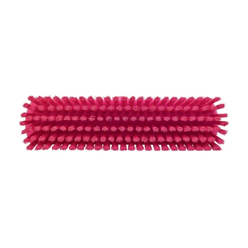 Vikan Pink Scrubbing Brush, Polyester Bristle, 46 mm Bristle Length, 305 mm Length, 85 mm Width, 110 mm Height, Model 70601