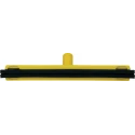 Vikan Yellow Industrial Cleaning Squeegee with Double-Bladed Cell Rubber Blade, 110 mm Height x 90 mm Width x 400 mm 77526