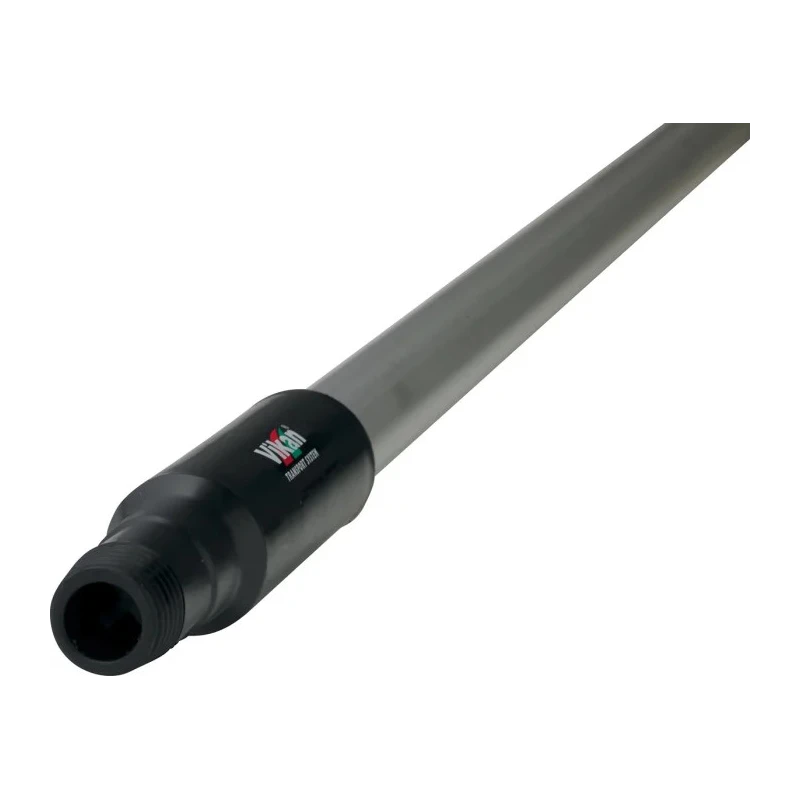 Vikan Black Polypropylene and Anodised Aluminium Broom Handle 1.5 m 293752