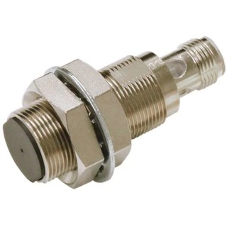 Omron Threaded Barrel Inductive Proximity Sensor M18 x 1, 30 V DC, NPN Output, 500 Hz Switching Frequency, 16 E2E-X12C118-M1