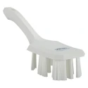 Vikan Hard Bristle White Scrubbing Brush Hand Brush, 37 mm Bristle Length, Polyethylene Terephthalate Bristle 41795