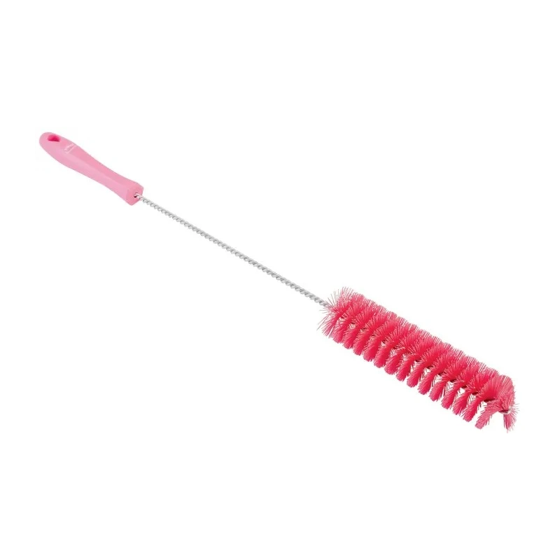 Vikan Pink Bottle Brush 17 mm Bristle Length x 510 mm Overall Length x 40 mm Brush Diameter 53781