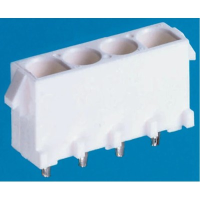 TE Connectivity Universal MATE-N-LOK Series Straight Through Hole PCB Socket 15-Contact 3 Row 6.35 mm Pitch Solder 350765-4
