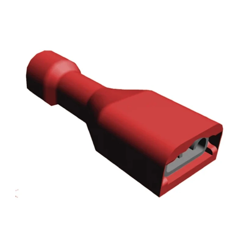 RS PRO Ultra-Fast Plus .187 Red Insulated Female Spade Connector Crimp 4.75 x 0.81 mm Tab Size 22 AWG to 18 2-520403-2