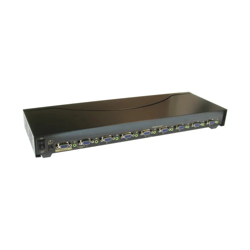 NewLink 8 Port 1 Input 8 Output VGA Splitter 2048 x 1536 Pixel NLKVS-558AUDRK