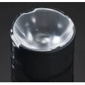Ledil Tina Series 1-Way LED Lens 12 to 18° Spot Beam, Round, Polycarbonate, Diameter 16.1mm, Height 9.52mm FA11205_TINA-D