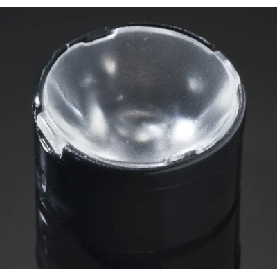Ledil Tina Series 1-Way LED Lens 12 to 18° Spot Beam, Round, Polycarbonate, Diameter 16.1mm, Height 9.52mm FA11205_TINA-D