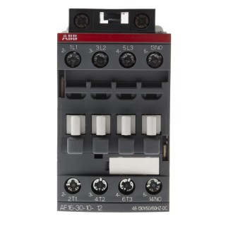 ABB AF16 Contactor, 110V DC Coil, 3-Pole, 10.5 A, 7.5 kW, 3 NO, 690V AC AF16