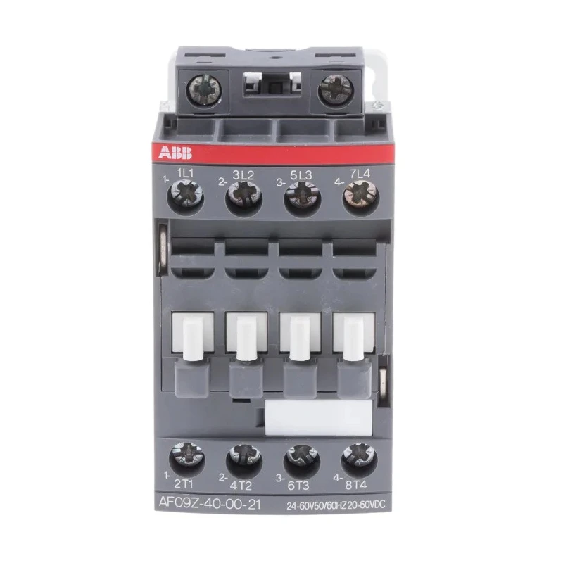 ABB Contactor 4-Pole 7 A 4 kW 24V AC/DC Coil 60V Control Voltage 4 NO Terminals AF09Z 1SBL136201R2100 AF09Z-40-00-21