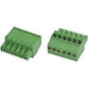 TE Connectivity Pluggable Terminal Block 6-Contact 3.5 mm Pitch 1 Row 300V 11A 1986371-6