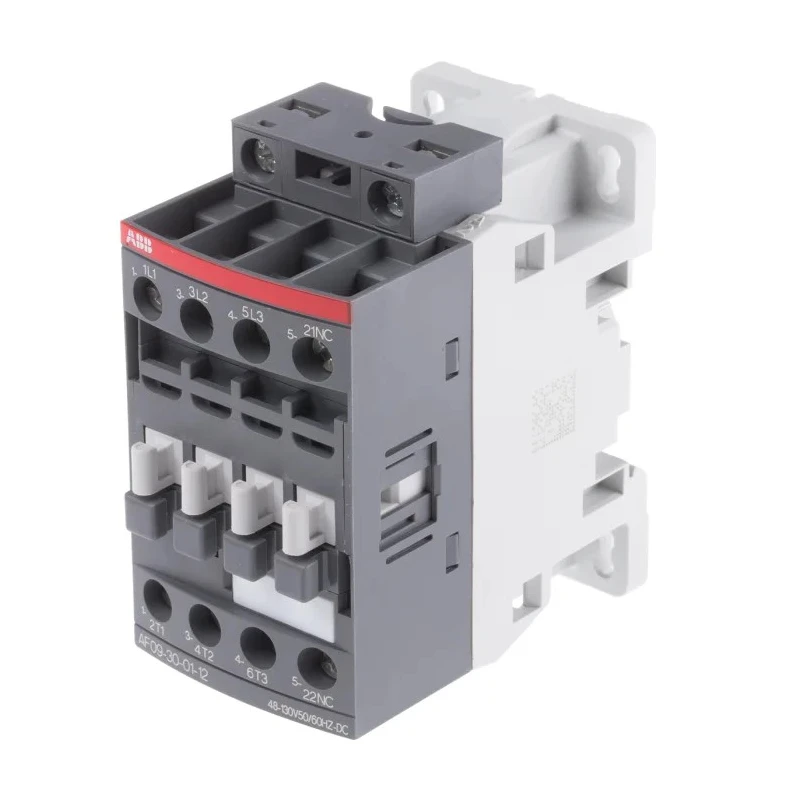 ABB 3-Pole Contactor with 110V DC Coil, 7A Contact Current, 4 kW Power Rating AF09