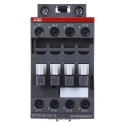 ABB Contactor, 250 to 500 V AC/DC Coil, 4-Pole, 25 A Contact Current, 4 kW Power Rating, 4 NO Auxiliary Contacts, 690 V AF09
