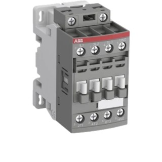 ABB AF09 Contactor, 12-20V DC Coil, 3-Pole, 25A, 4 kW, Screw Terminal, DIN Rail Mount AF09