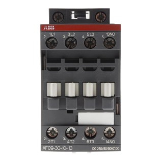 ABB AF09 Motor Control Contactor, 230V AC Coil, 3-Pole, 4 kW Power Rating, 690V AC Contact Voltage AF09
