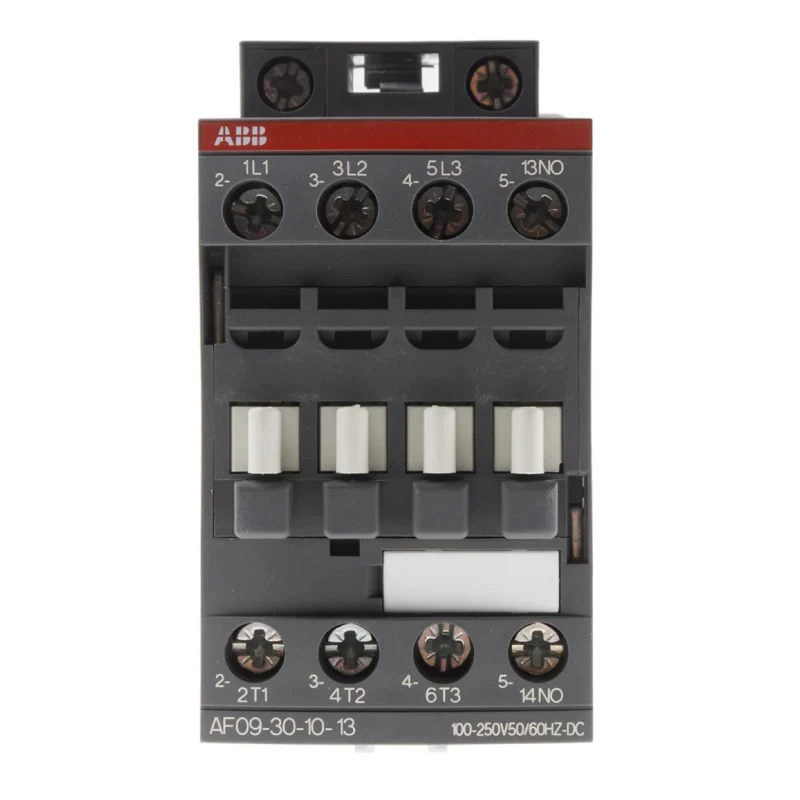 ABB AF09 Motor Control Contactor, 230V AC Coil, 3-Pole, 4 kW Power Rating, 690V AC Contact Voltage AF09