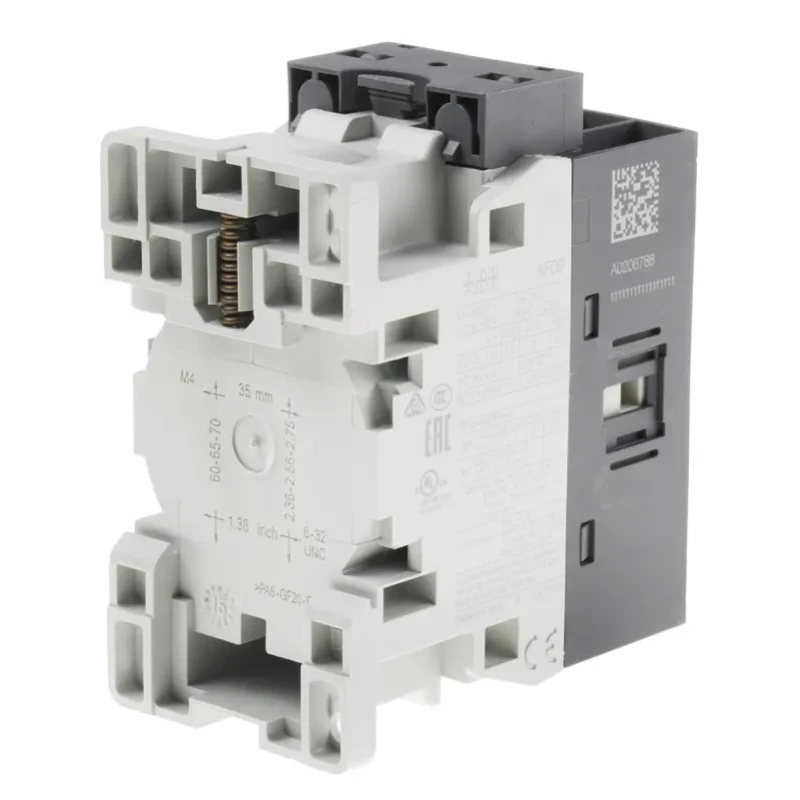 ABB AF09 Motor Control Contactor, 230V AC Coil, 3-Pole, 4 kW Power Rating, 690V AC Contact Voltage AF09