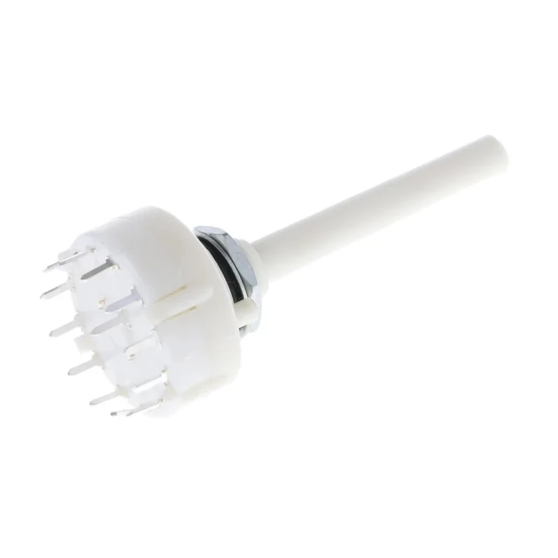 Lorlin CKF Series SP12T Sealed Rotary Switch, 150mA Contact Current, Nylon Housing, IP65, PCB Mount 