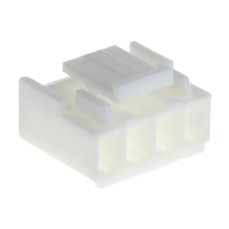 TE Connectivity Economy Power Male Connector Housing 3.96 mm Pitch 4 Way 1 Row Straight 1-1123722-4