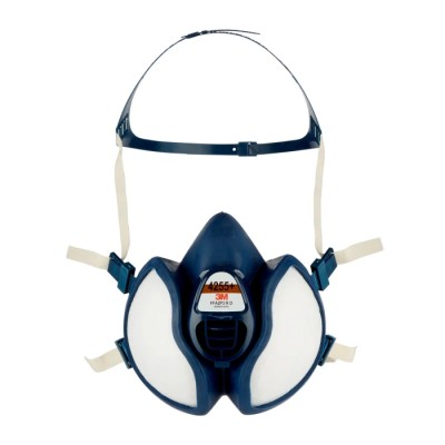 3M Half Mask Respirator Thermoplastic Elastomer 4000+ Series Size One Size 4255+