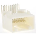 TE Connectivity MULTILOCK 025 Series Right Angle Through Hole PCB Socket, 16-Contact, 2 Row, 2.2 mm Pitch 1318382-2