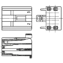 TE Connectivity Dual Line Interlock Male Connector Housing 3 mm Pitch 16 Way 2 Row Straight 172021-2