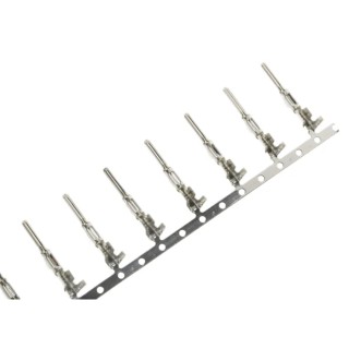 TE Connectivity MULTILOCK 070 Series Male Crimp Terminal 4A Current 20 AWG Min, 16 AWG Max 150°C 16mm Length 173645-1