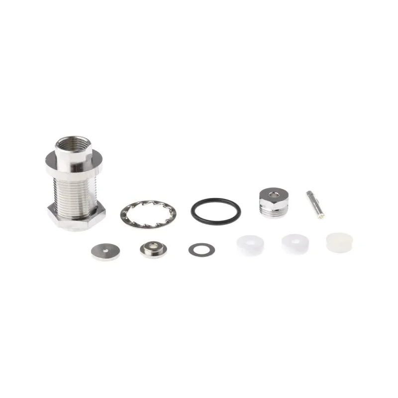 Telegartner N Series Coaxial Connector Panel Mount Female N Connector 50 Ω Straight Body Solder J01021H1003