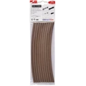 HellermannTyton Brown Heat Shrink Tubing 6 mm Sleeve Diameter x 200 mm Length 3:1 Shrink 308-30614 HIS-3-BAG-6/2-PO-X-BN