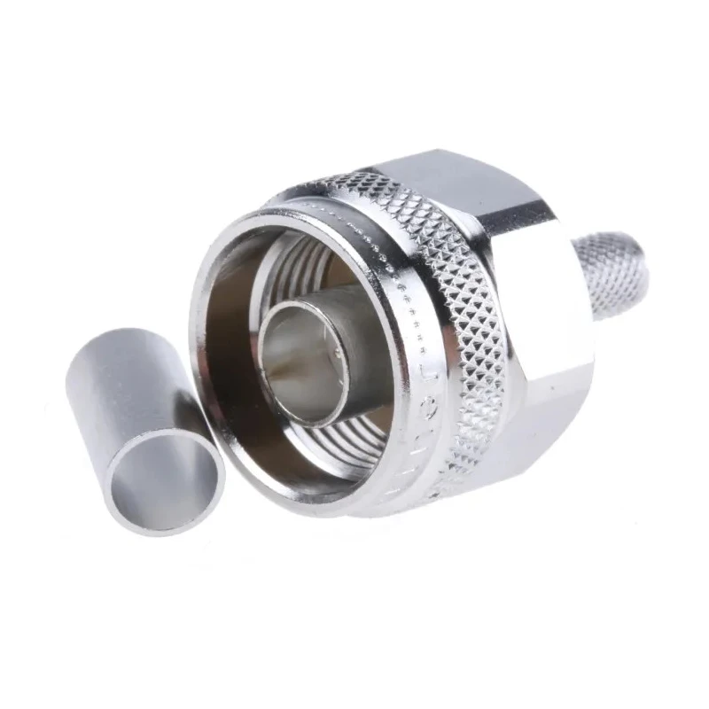 Telegartner N Series Coaxial Connector Cable Male N Connector, 50 Ω, Straight Body Crimp J01020A0119
