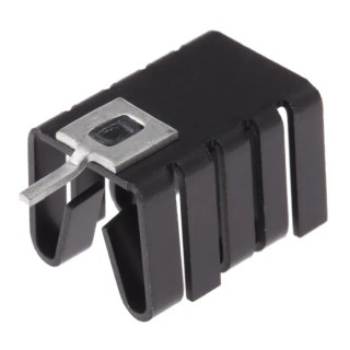 AAVID THERMALLOY Heatsink for TO-262 and TO-220 Packages, Black Anodised Aluminium, 27.3°C/W Thermal 576802B04000G