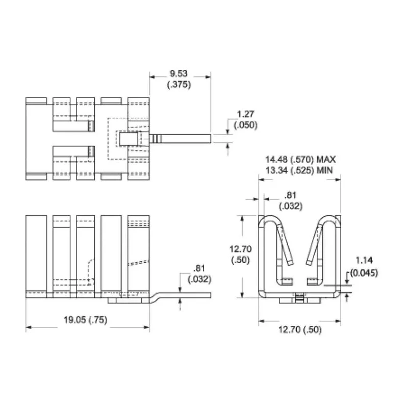 AAVID THERMALLOY Heatsink for TO-262 and TO-220 Packages, Black Anodised Aluminium, 27.3°C/W Thermal 576802B04000G