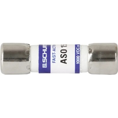 Schurter 3A F Melamine Cartridge Fuse 10 x 38 mm 1000Vdc ASO 10.3x38 0090.0003